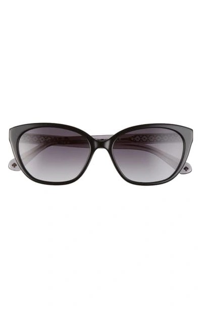 Kate Spade Phillipa 54mm Gradient Cat Eye Sunglasses In Violet/ Brown