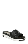 Sam Edelman Adaley Slide Sandal In Black Leather