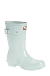 HUNTER 'ORIGINAL SHORT' GLOSS RAIN BOOT,WFS1000RGL