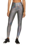 HEROINE SPORT MARVEL METALLIC HIGH WAIST LEGGINGS,HS-4-019