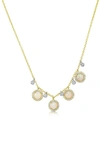 MEIRA T OPAL & DIAMOND FRONTAL NECKLACE,N13196TO