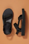 Teva Universal Midform Leather Sandals In Black