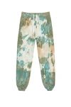 John Elliott La Tapered Tie-dyed Loopback Cotton-jersey Sweatpants In Sorrel Tie Dye