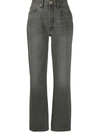 RE/DONE HIGH-RISE STRAIGHT-LEG JEANS