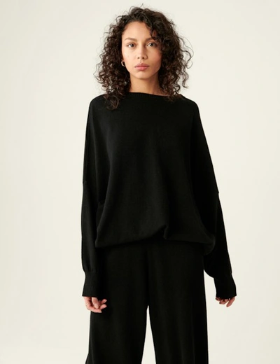 A Part Of The Art Everyday Knit Sweater In Black