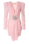 Aggi By Halewski Dress Krystle Crystal Pink In Pink