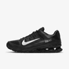 Nike Reax 8 Tr Men's Training Shoes In Black,metallic Silver