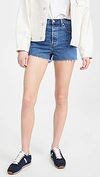 Levi's 501 High-rise Denim Shorts In Charleston Erosion