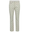 Rabanne Cotton-blend Jacquard Straight-leg Pants In Multicoloured