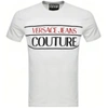 VERSACE JEANS VERSACE JEANS COUTURE SLIM T SHIRT WHITE