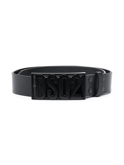 Dsquared2 Kids Belt For Boys In Black