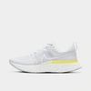 Nike Women's React Infinity 2 Road Running Shoes In White/white/platinum Tint/light Citron