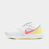 Nike Women's Revolution 5 Running Sneakers From Finish Line In White/light Voltage Yellow Ii/black/bright Mango