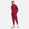 Nike Tech Fleece Taped Jogger Pants In Team Red/university Red