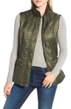 Barbour 'cavalry' Quilted Vest In Olive