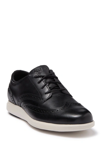 Cole Haan Grand Plus Essex Leather Wingtip Oxford In Black