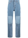 JW ANDERSON PATCHWORK-EFFECT JEANS