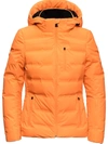 Shop Aztech Mountain Nuke Hooded Puffer Jacket In Orange