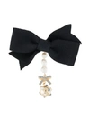 ERDEM CRYSTAL-EMBELLISHED BOW BROOCHE