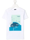 IL GUFO GRAPHIC-PRINT COTTON T-SHIRT