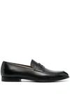 BALLY STRAP-DETAIL LOAFERS