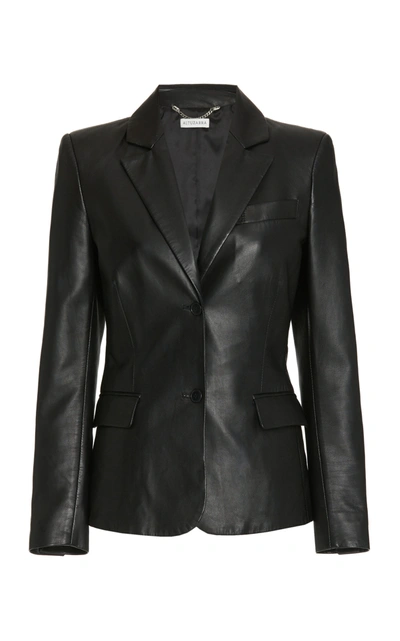 Altuzarra Fenice Leather Jacket In Black