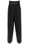 ALEXANDER WANG CARROT TROUSERS WITH LOGO,11701647