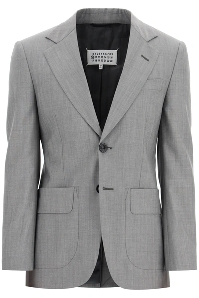 Maison Margiela Classic Mohair Wool Jacket In Grey (grey)