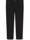 Dolce & Gabbana Painted Stripe Skinny Jeans In Blue