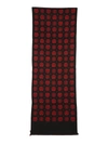 Alexander Mcqueen Scarf With Jacquard Pattern In Black