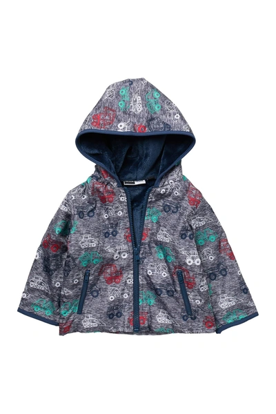 MICK MACK TRUCKS PRINT HOODED ZIP JACKET 029534509483
