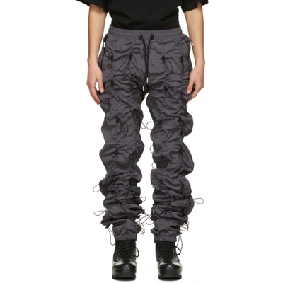 99% Is Grey & Black Gobchang Lounge Trousers In Grey/black