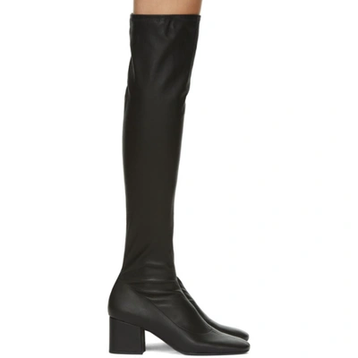BY FAR BLACK STRETCH CARLOS 42 BOOTS 