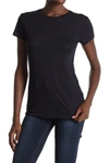 Vince Essential Pima Cotton V-neck Tee In Coastal Blue