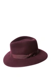 Bailey Ammon Wool Hat In Burgundy