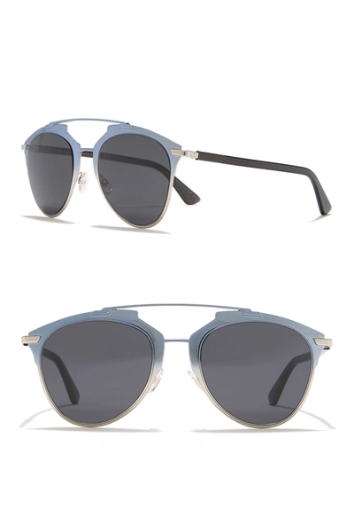 Dior Reflected 52mm Brow Bar Sunglasses In 0tk1-ir