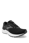 Brooks Adrenaline Gts 19 Running Sneaker In 047 Black/ebony/silv