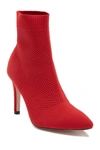 Mia Mckinley Sock Bootie In Red