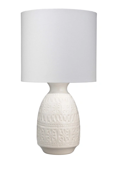 Jamie Young Frieze Table Lamp In White
