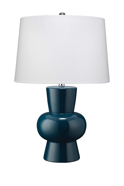 Jamie Young Clementine Table Lamp In Steel Blue
