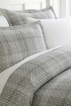 Ienjoy Home Home Spun Home Spun Premium Ultra Soft Polka Dot Pattern 3-piece Duvet Cover King Set In Gray