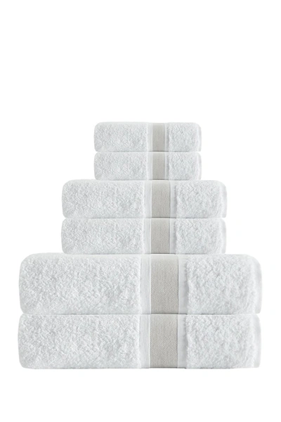 Enchante Home Unique Turkish Cotton 6-piece Towel Set In Beige