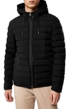 Mackage Men's Mike Stretch Lightweight Down Jacket In Black