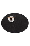 CHILEWICH WOVEN OVAL PLACEMAT,PMAT292