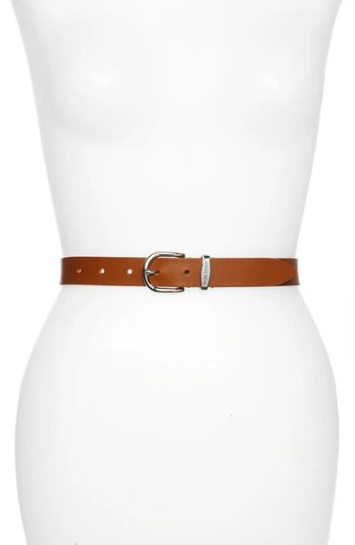 Isabel Marant Zadd Leather Belt In 23nl Natural