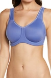 Wacoal Simone Seamless Underwire Sports Bra In Marlin/ Thistle Down