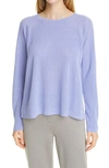 Eileen Fisher Relaxed Raglan-sleeve Sweater, Regular And Plus Sizes In Hydra
