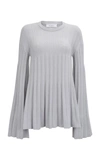 Beaufille Redi Recycled Ribbed-knit Sweater In Neutral