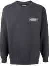 Neighborhood Logo-print Long-sleeve Sweatshirt In Blue