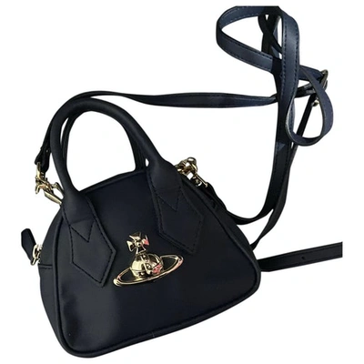 Pre-owned Vivienne Westwood Navy Vegan Leather Handbag